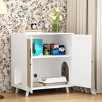 Enceinte de bac à litière pour chat Meubles Table d'appoint Canapé Table