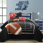 Couette surdimensionnée réversible pour enfants Lush Decor à motif de football américain