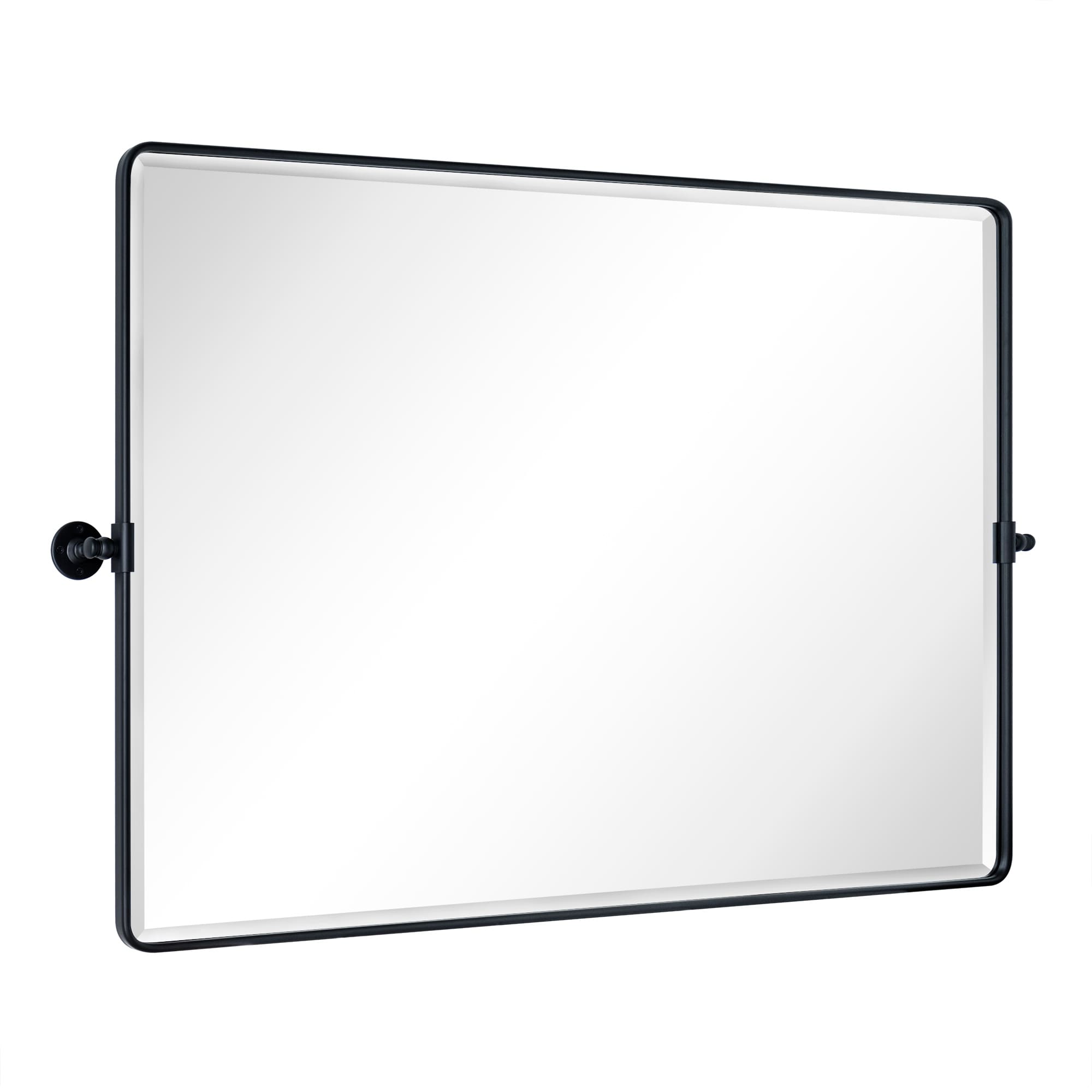 Miroir de salle de bain/de vanité biseauté horizontal TEHOME Lutalo