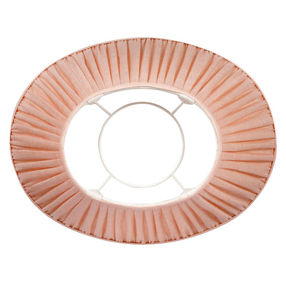 Abat-jour Fermoie en moiré rose