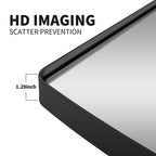 Miroir mural oblong en métal MacLuu