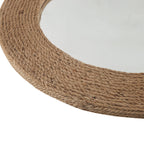 Miroir mural rond en corde de jute naturelle Madison Park Cove 26
