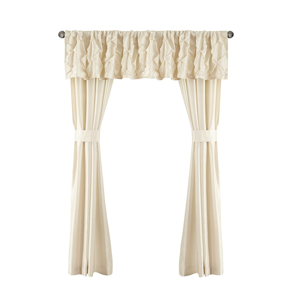 Madison Park Essentials Loretta 24 pièces dans un sac avec panneaux de fenêtre et ensemble de draps