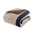 Madison Park Essentials Parker Jacquard Brodé 24 Pièces Chambre dans un Sac