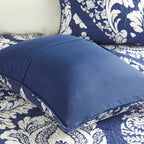 Madison Park Marcella Ensemble de couette en coton imprimé 7 pièces