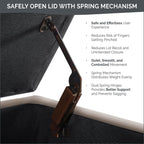 Banc de rangement rembourré à plateau capitonné Sasha de Madison Park