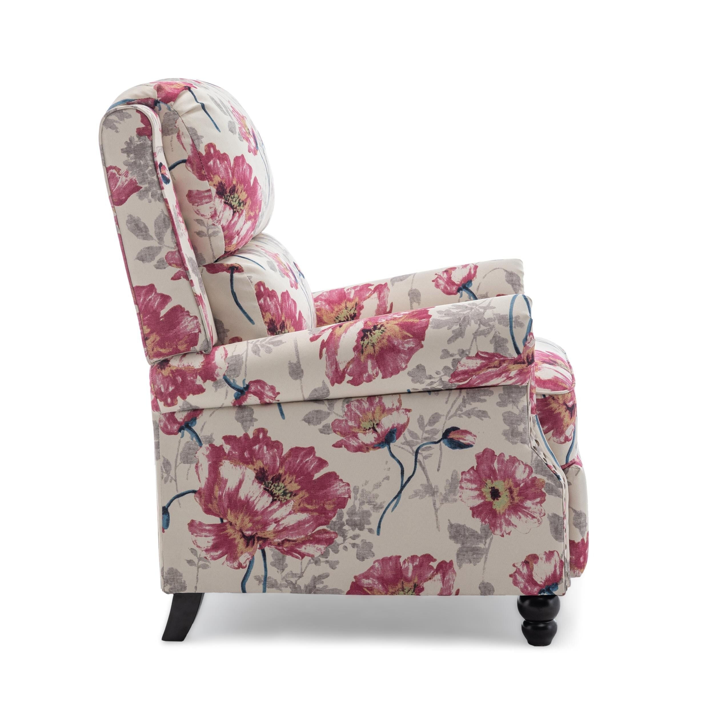 Fauteuils inclinables manuels avec garniture cloutée