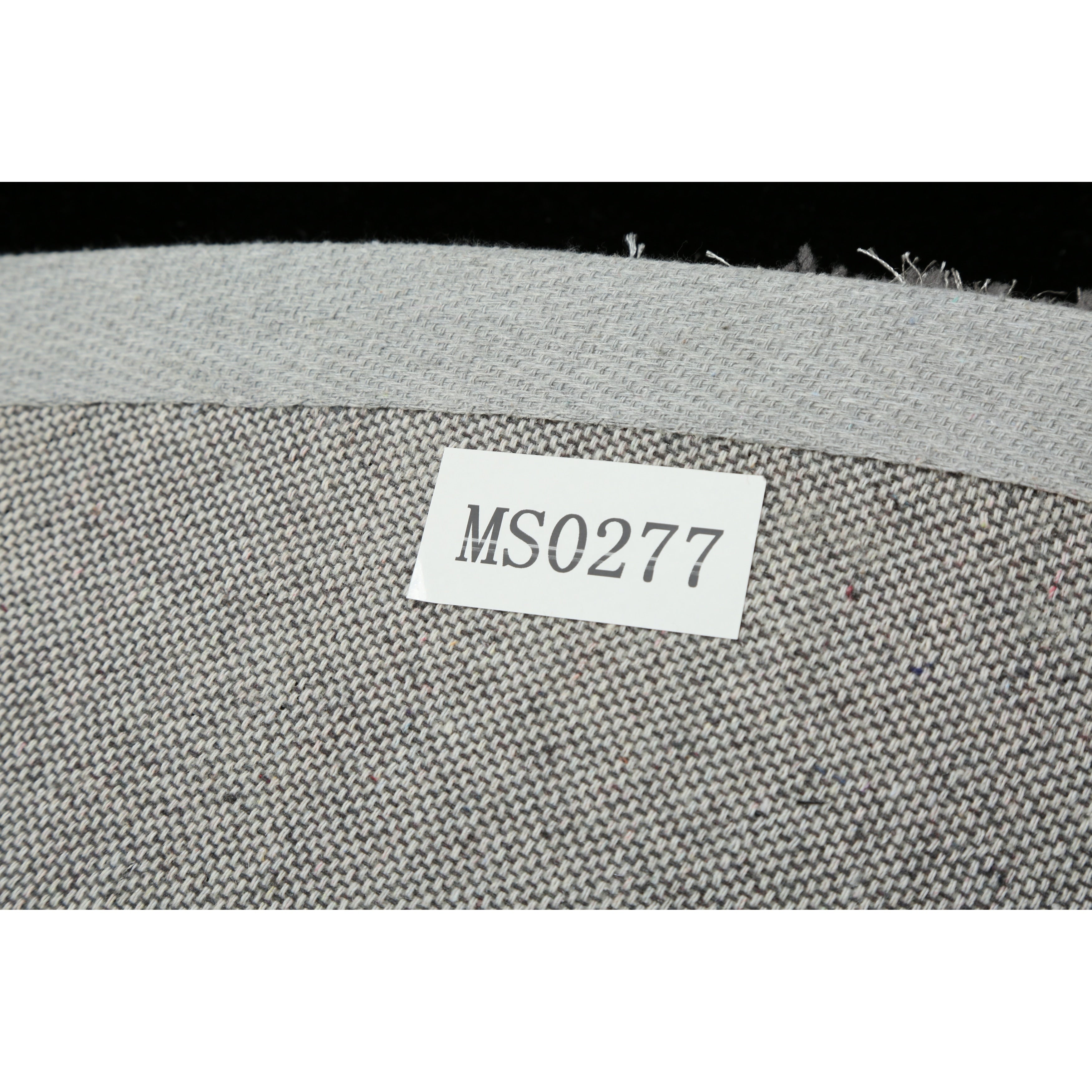 Tapis à poils longs Mateos au design abstrait