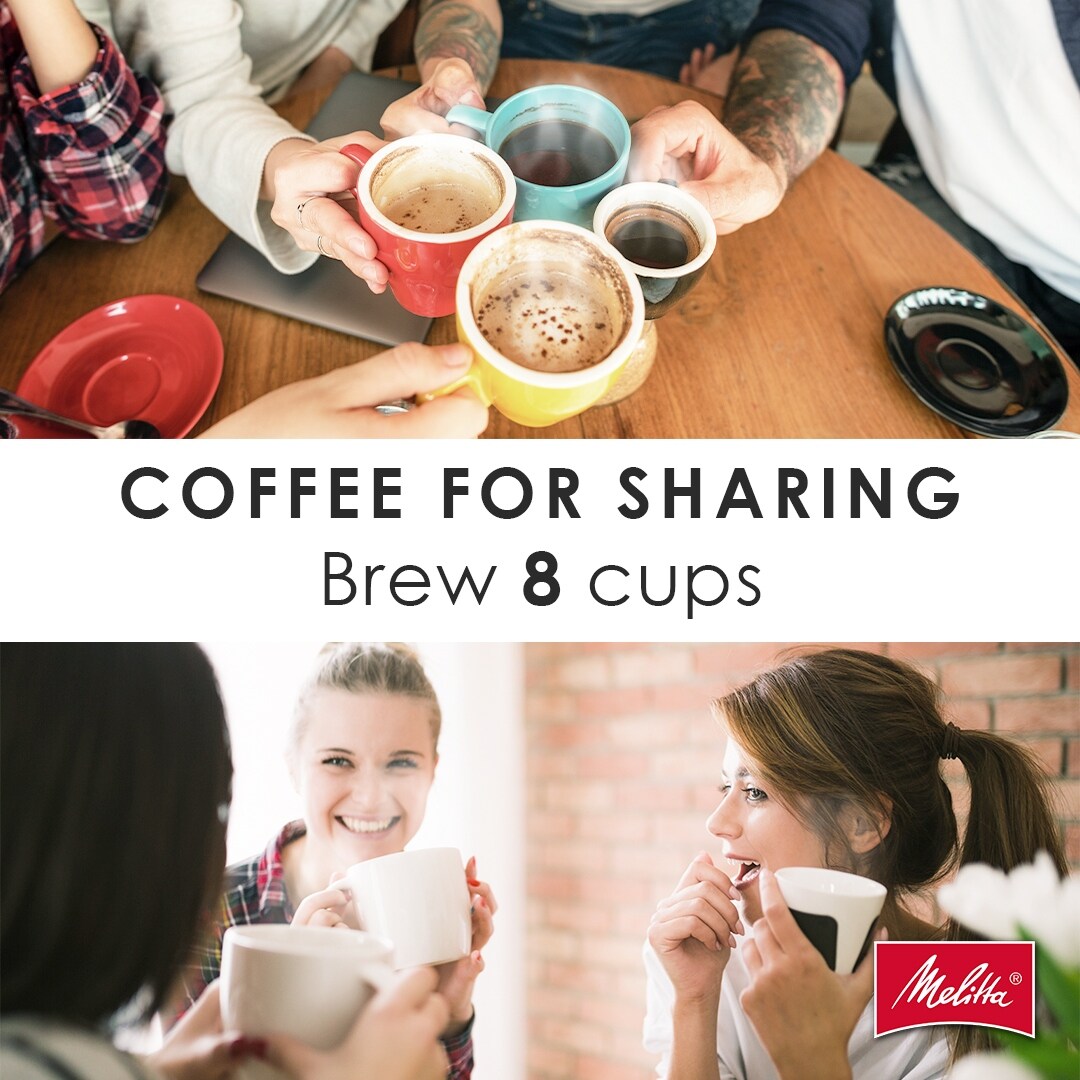 Cafetière filtre Melitta Aroma Tocco 8 tasses avec carafe thermique et écran tactile