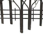 Décoration murale en métal noir Champ d'arbres