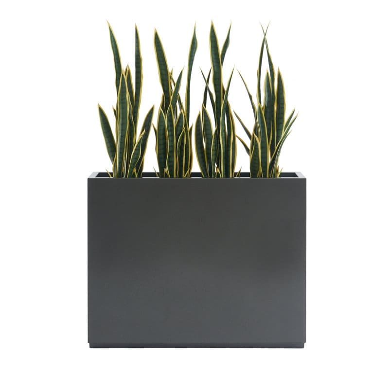 Jardinière métallique robuste pour plantes d'extérieur, 96 x 25 x 76 cm (L x l x H) - 96 x 76 x 25 cm (l x l x H)