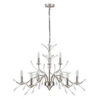 Lustre en cristal style bougie style rétro avec branches d'arbres