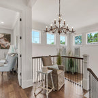 Lustre en cristal style bougie style rétro avec branches d'arbres