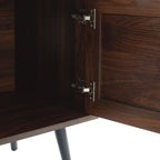 Meuble TV moderne du milieu du siècle pour téléviseurs jusqu'à 70 pouces Console multimédia de centre de divertissement - 20,5'' HX 59'' LX 15,5'' P