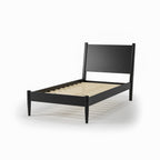 Lit à panneaux du milieu du siècle