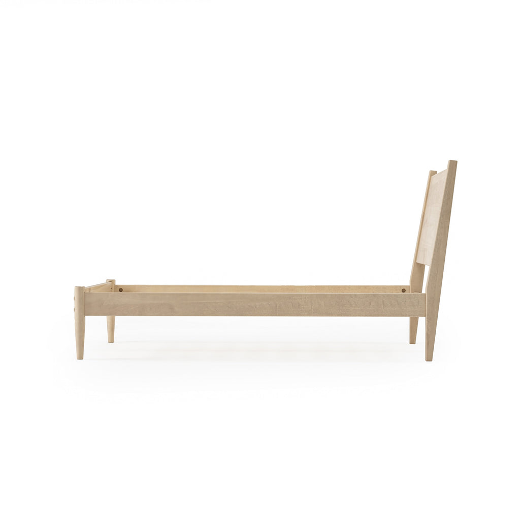 Lit à panneaux du milieu du siècle