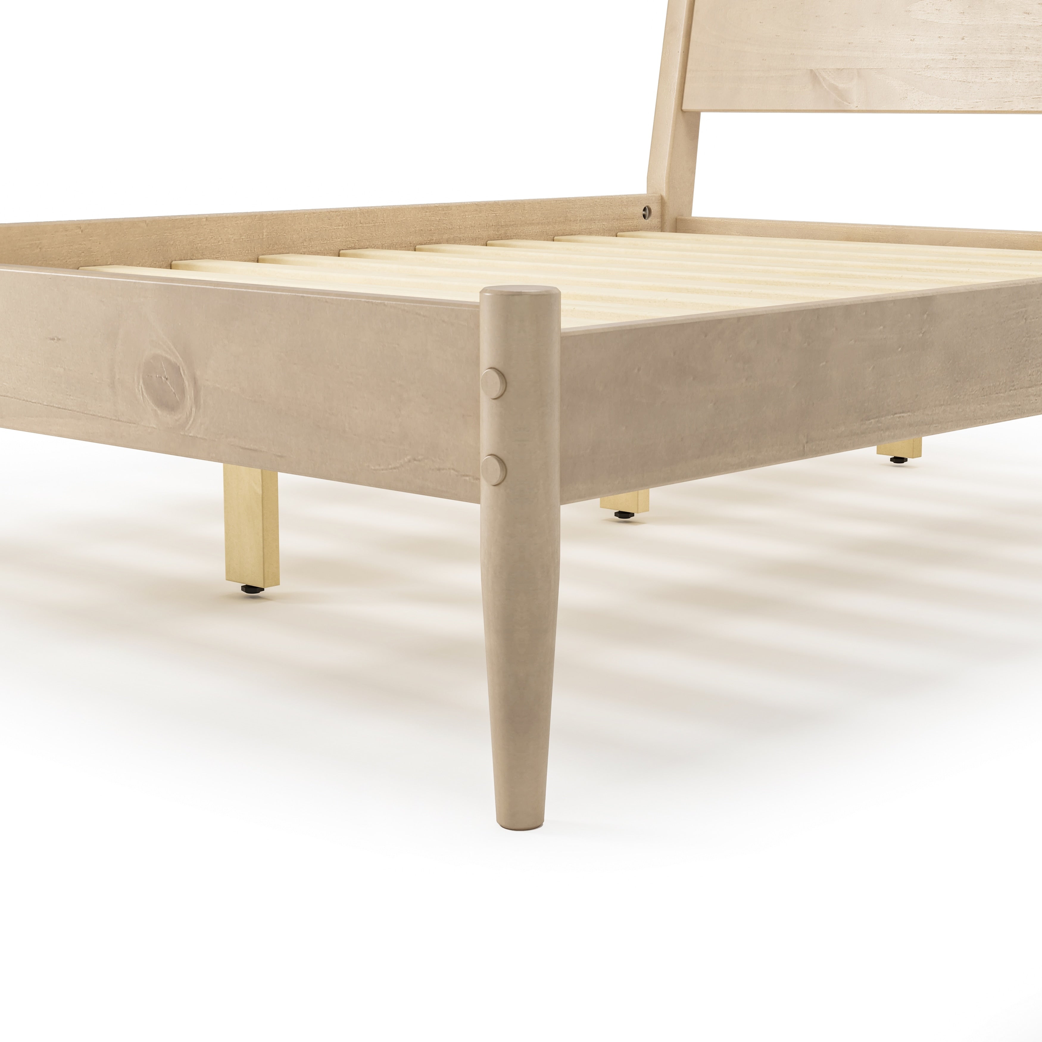 Lit à panneaux du milieu du siècle