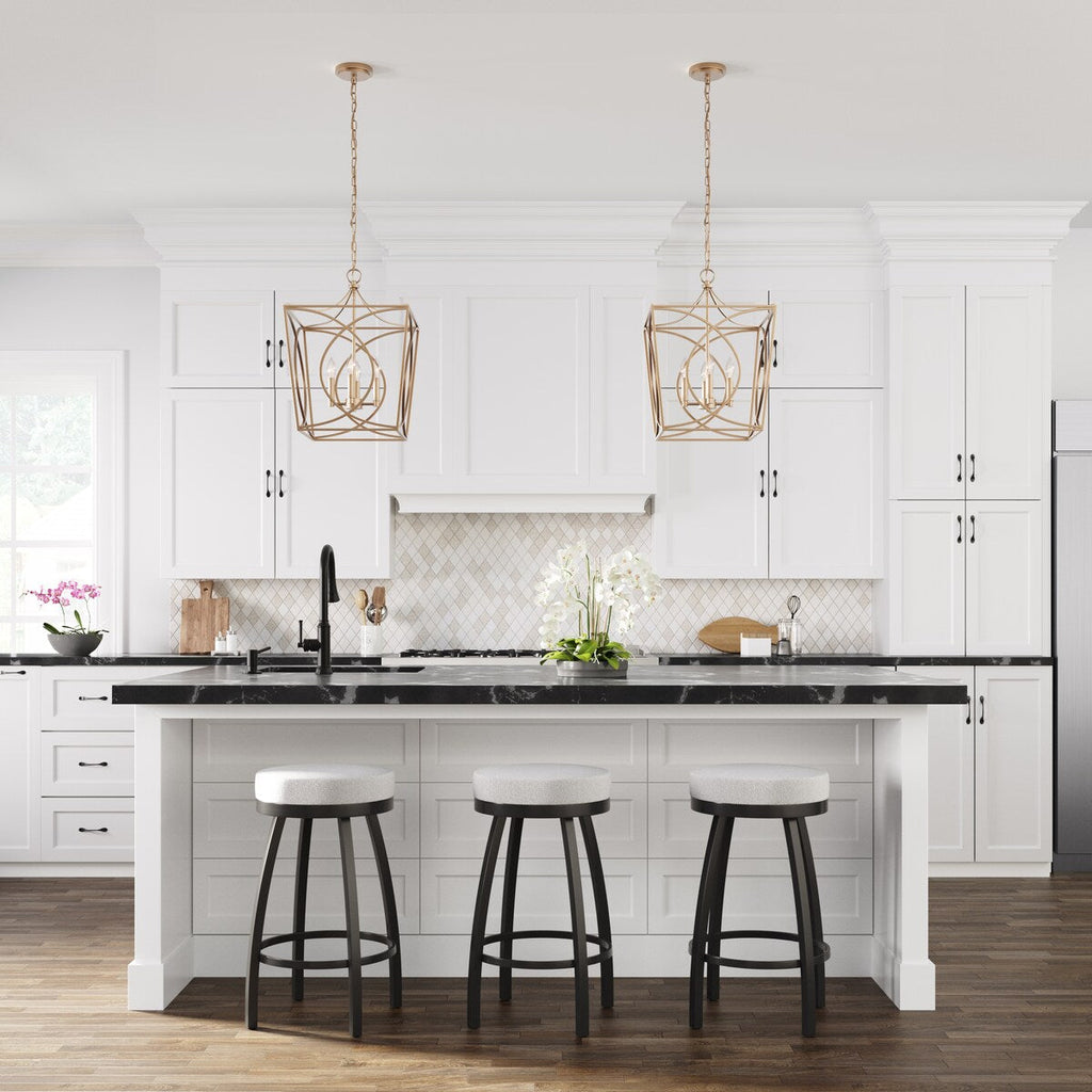 Luminaire suspendu Millennium Lighting Tracy à 4 lumières, disponible en plusieurs finitions