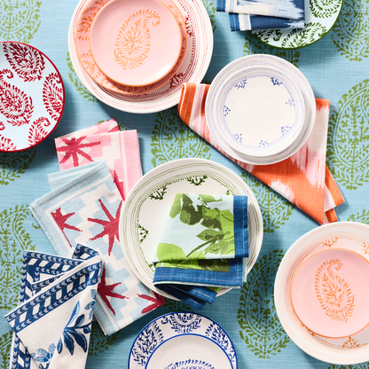 Serviette imprimée Peter Dunham + Hudson Grace Blue Starburst