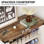 Meuble de rangement à chaussures Moasis à 5 niveaux pour 20 paires de chaussures avec portes doubles pour l'entrée