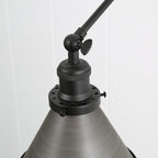 Lot de 2 appliques murales modernes à bras pivotant réglables et câblées