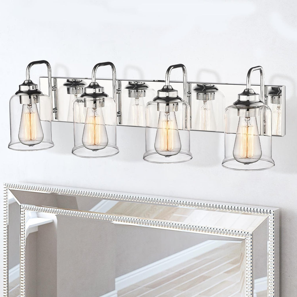 3/4/5/6-Light Modern Vanity Lights Over Mirror for Bathroom