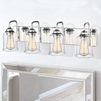 3/4/5/6-Light Modern Vanity Lights Over Mirror for Bathroom