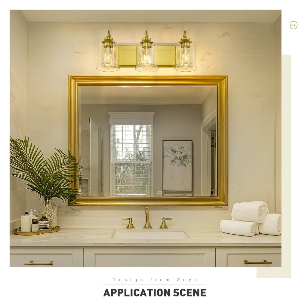 3/4/5/6-Light Modern Vanity Lights Over Mirror for Bathroom