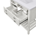 Meuble-lavabo simple de style ferme Monterey 37 avec dessus