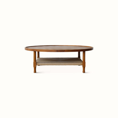 Table basse ronde d'intérieur/extérieur du New York Athletic Club