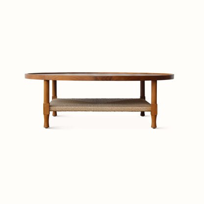 Table basse ronde d'intérieur/extérieur du New York Athletic Club