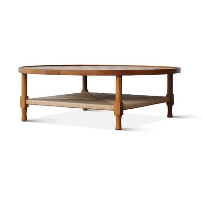 Table basse ronde d'intérieur/extérieur du New York Athletic Club