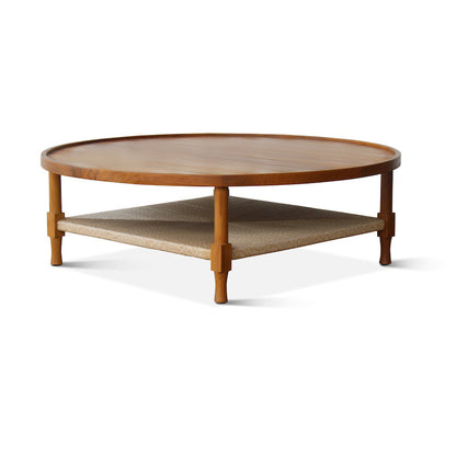 Table basse ronde d'intérieur/extérieur du New York Athletic Club