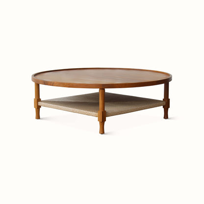 Table basse ronde d'intérieur/extérieur du New York Athletic Club