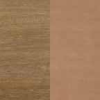 Tabouret de bar moderne Gracie, chaise rembourrée en boucle et pieds en bois brossé