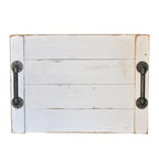 Farmhouse Noodle Board Rustic Wood Stove Top Cover with Handles