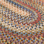 Colonial Mills New England Braid Multi Colored Wool Area Rug