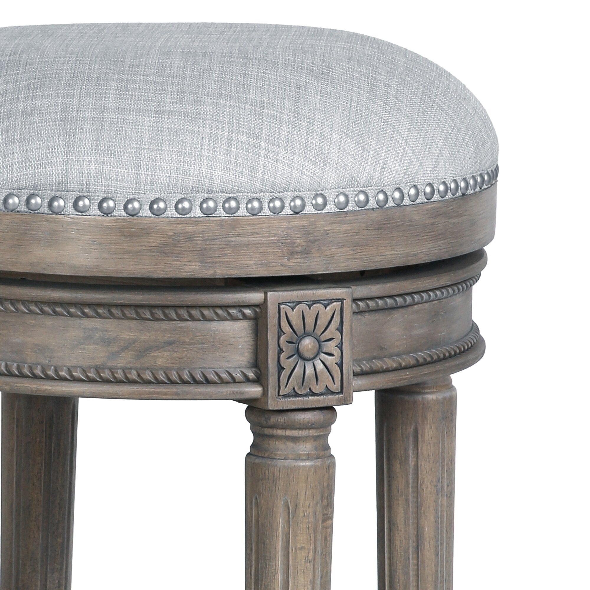 Tabouret de bar pivotant sans dossier Chapman 26 pouces de New Ridge Home Goods - Hauteur comptoir