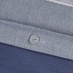 Parure de couette surdimensionnée en coton bleu noble par Madison Park Signature