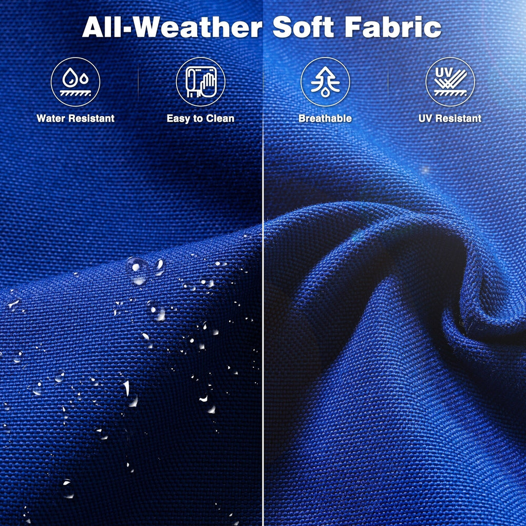 Ensemble de conversation 5 pièces en osier pour patio à dossier haut OVIOS