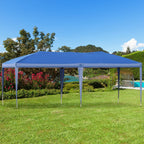 Auvent pop-up robuste Outsunny avec cadre robuste, toit anti-UV et sac de transport pour terrasse, jardin, plage et arrière-cour