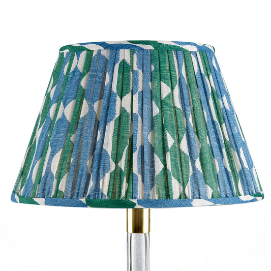 Abat-jour Fermoie en Whittle bleu et vert