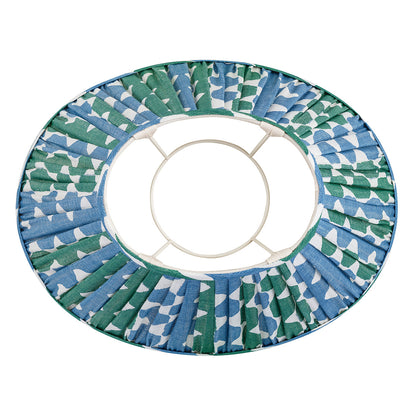 Abat-jour Fermoie en Whittle bleu et vert