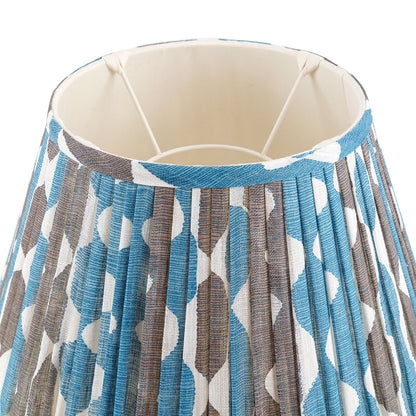 Abat-jour Fermoie en Whittle bleu et marron