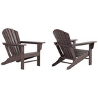 Chaises Adirondack Polytrends Altura Outdoor écologiques toutes saisons (lot de 2)