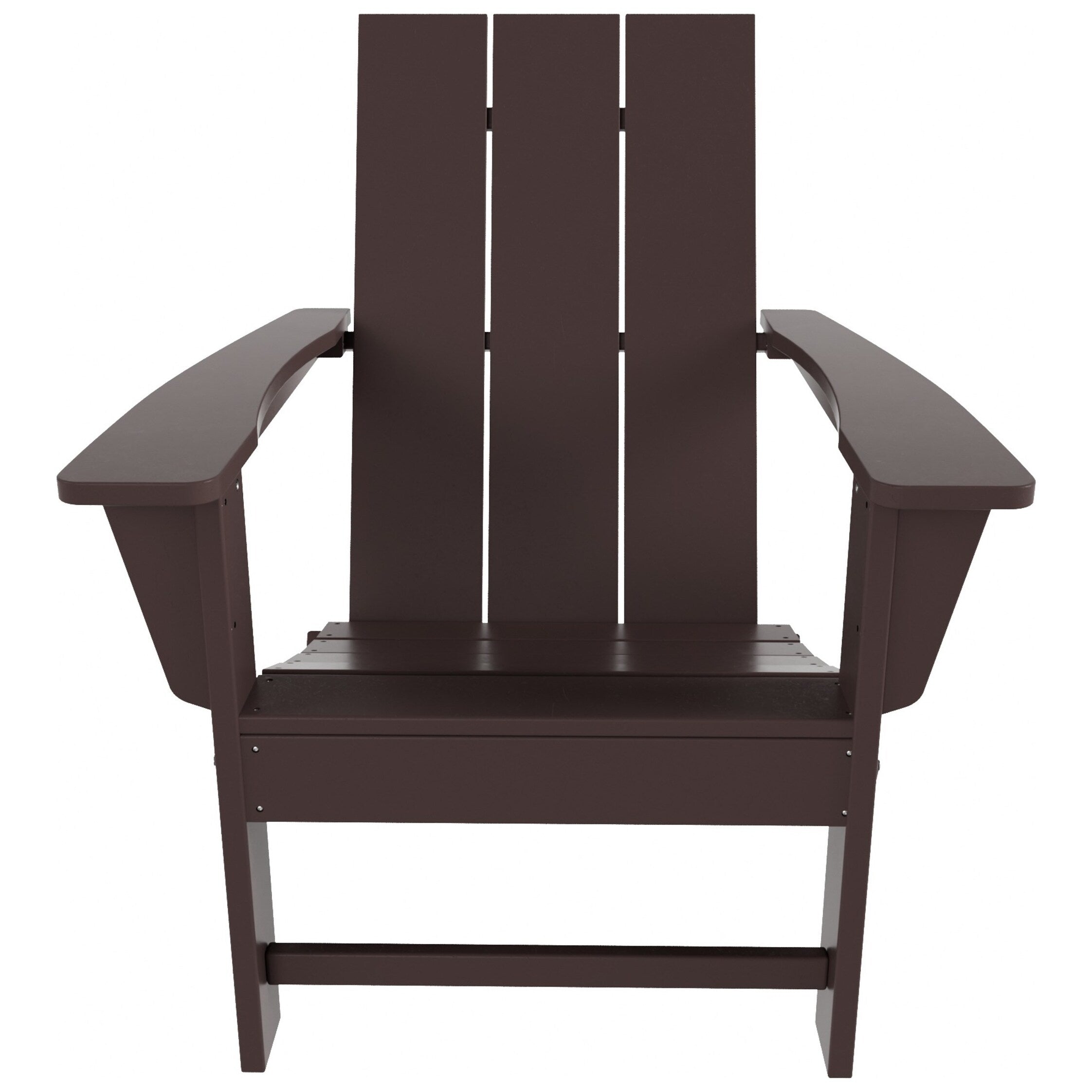 Chaise Adirondack pliante Polytrends Shoreside moderne et écologique, idéale pour les commerces et les résidences, toutes saisons