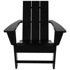 Chaise Adirondack pliante Polytrends Shoreside moderne et écologique, idéale pour les commerces et les résidences, toutes saisons