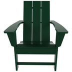 Chaise Adirondack pliante Polytrends Shoreside moderne et écologique, idéale pour les commerces et les résidences, toutes saisons