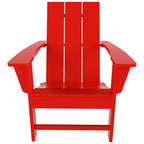 Chaise Adirondack pliante Polytrends Shoreside moderne et écologique, idéale pour les commerces et les résidences, toutes saisons