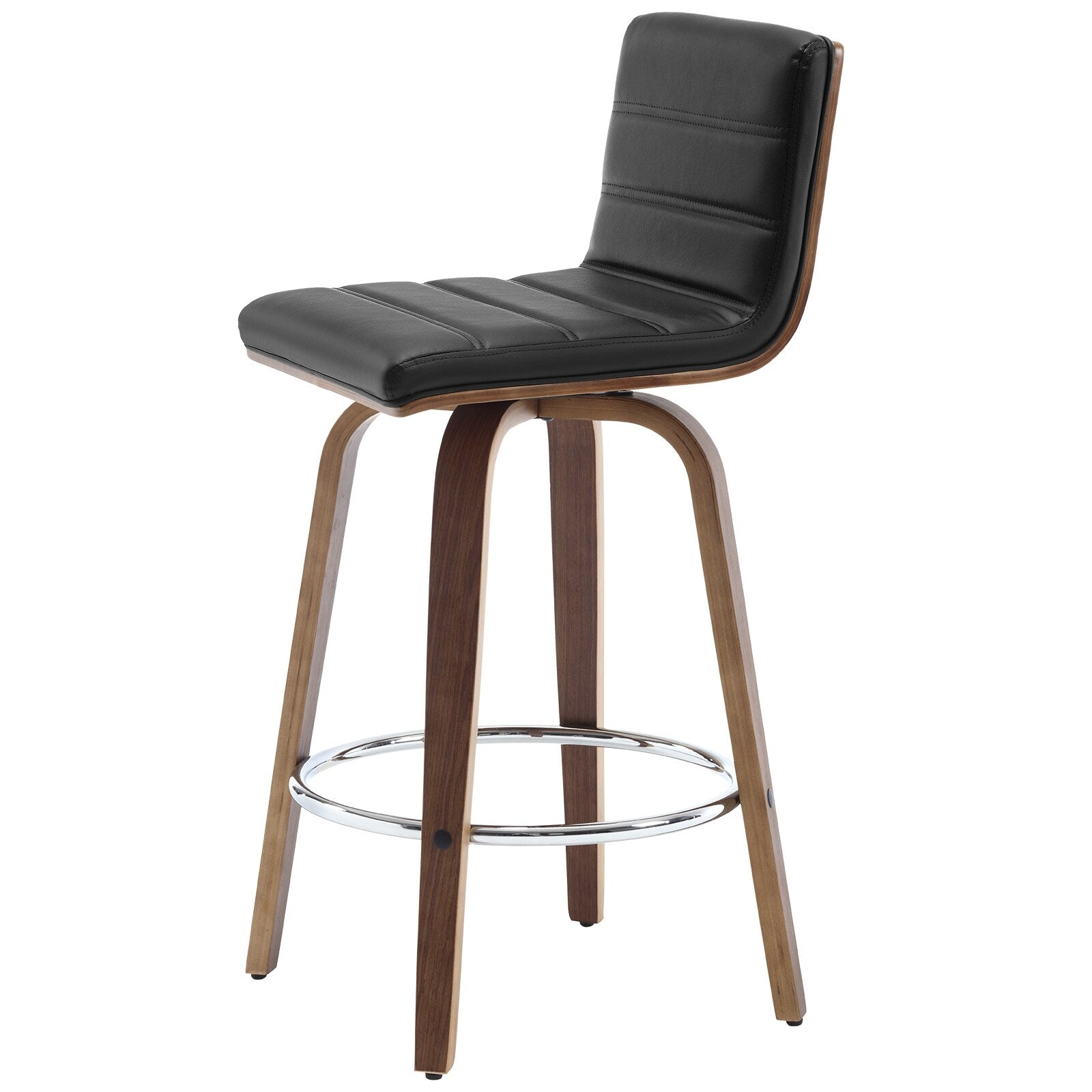 Tabourets de bar/comptoir pivotants en similicuir 26/29, lot de 2/3